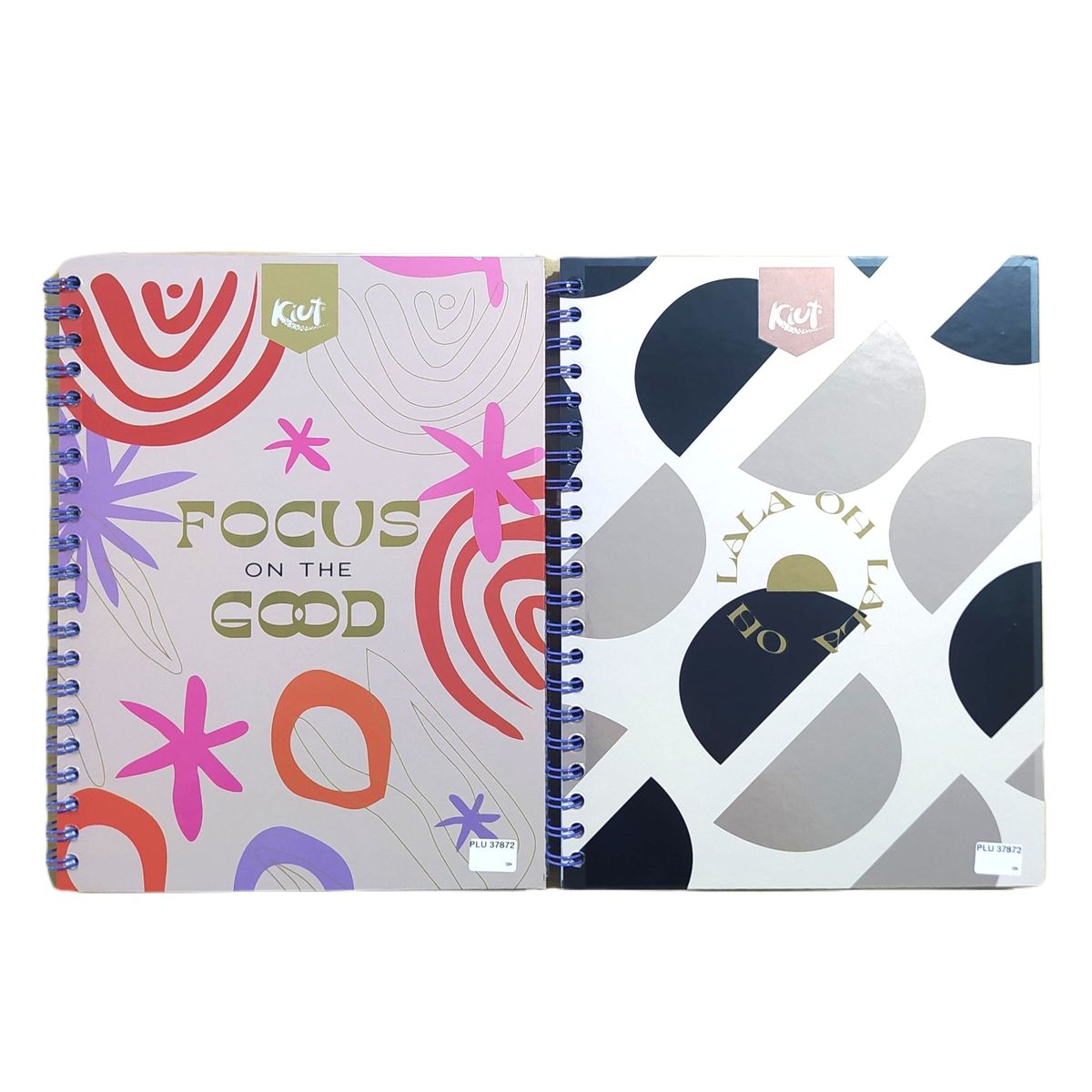 KIUT - Cuaderno Grande argollado cuadriculado Pasta Dura 80H Kiut