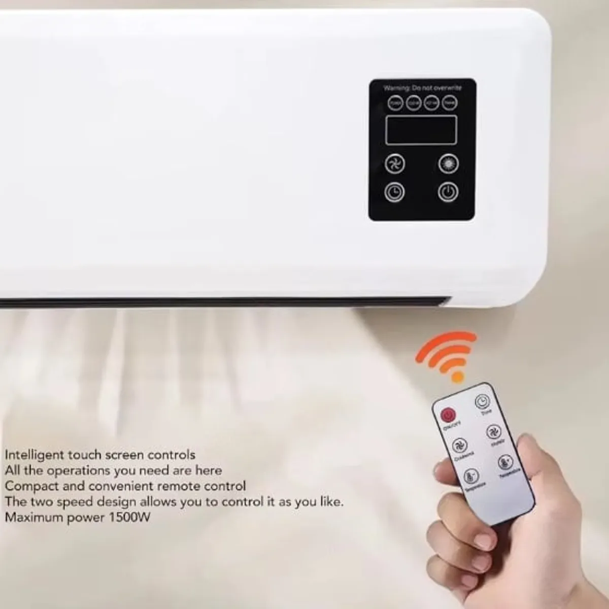 GENERICO - Ventilador Frio y calor con control