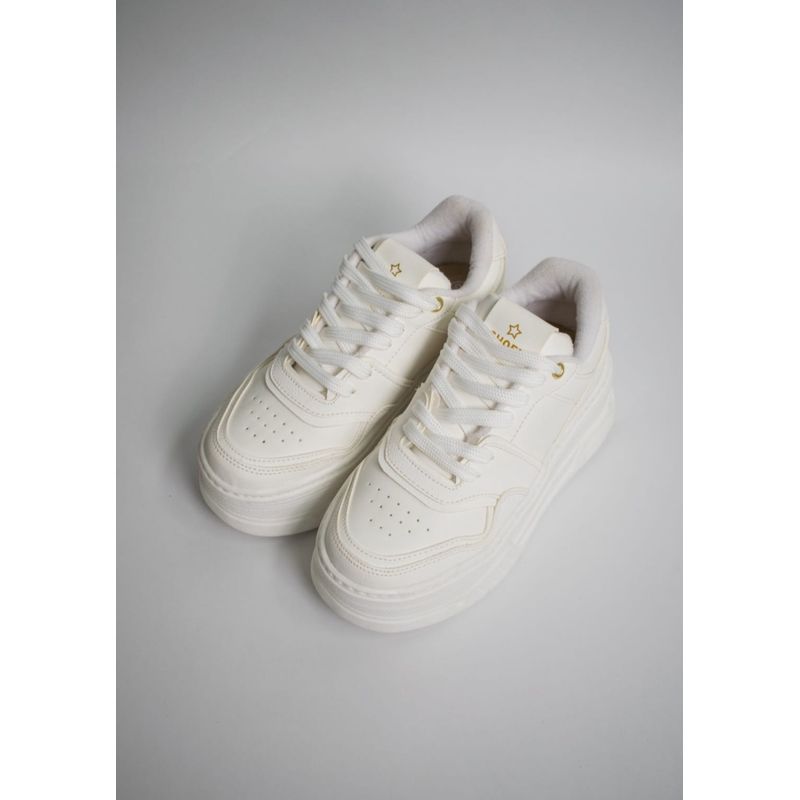 EVEGONZ - Zapato Casual de Moda Calzado Blanco Confortable