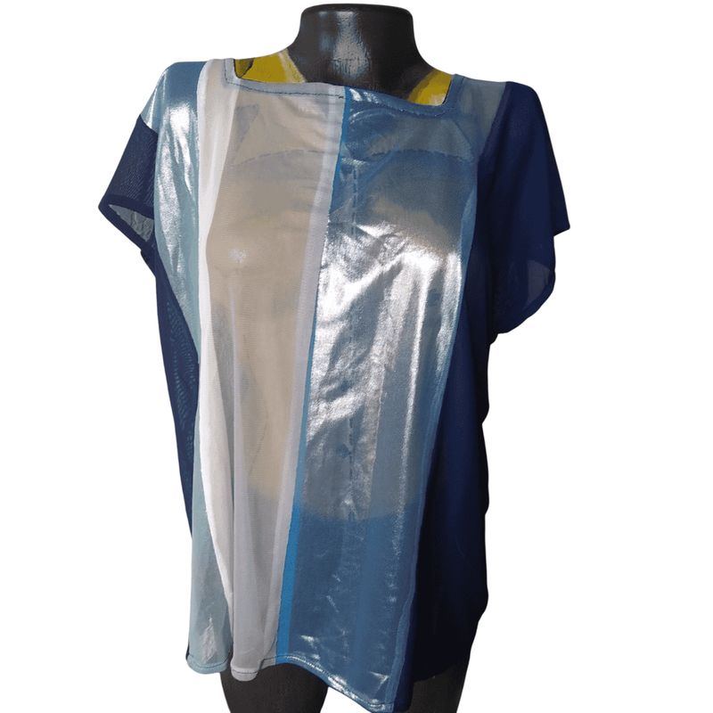 GENERICO - blusa cuadradamalla licradaORDIRI TEXTILtecnica patchwork