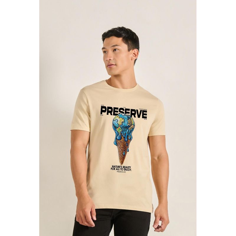 KOAJ - KOAJ Camiseta manga corta con estampado de Preserve HOMBRE