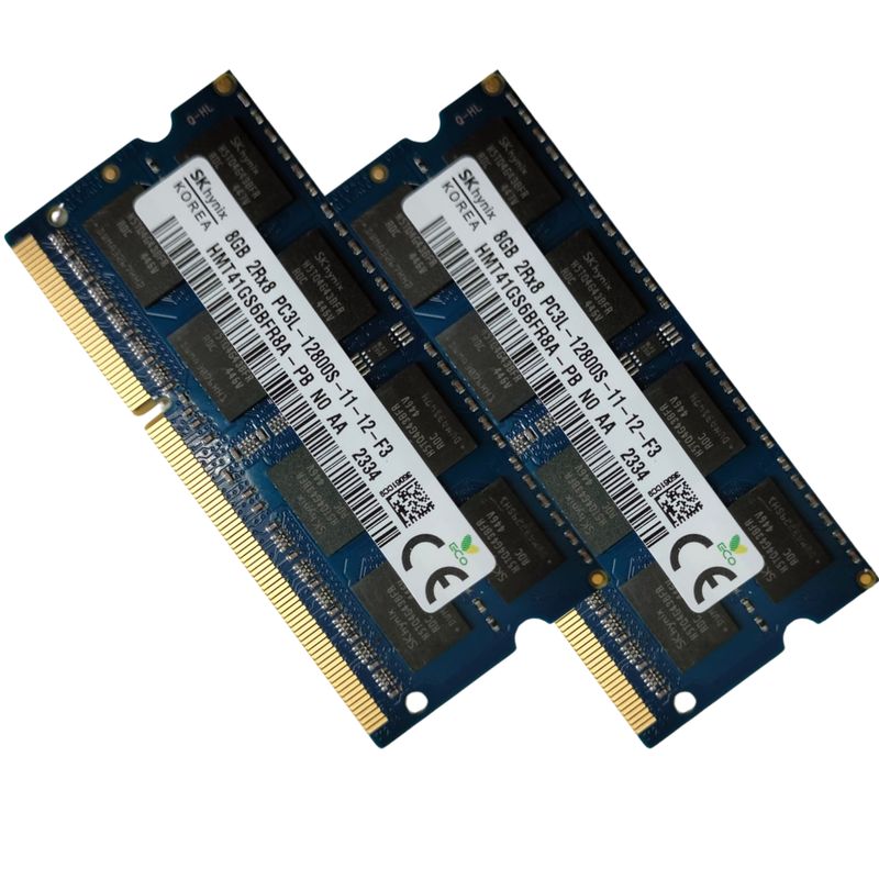 SK - Memoria Ram Ddr3 16gb (2x8gb) Sk Hynix 12800 -1600mhz Laptop
