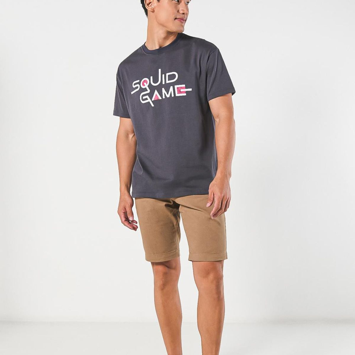 KOAJ - KOAJ Camiseta manga corta con estampado de Juego del calamar Hombre