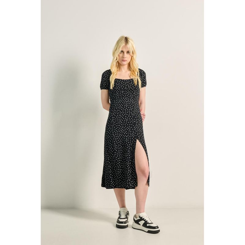 KOAJ - KOAJ VESTIDO KOAJ ABERTURA MIDI 8689