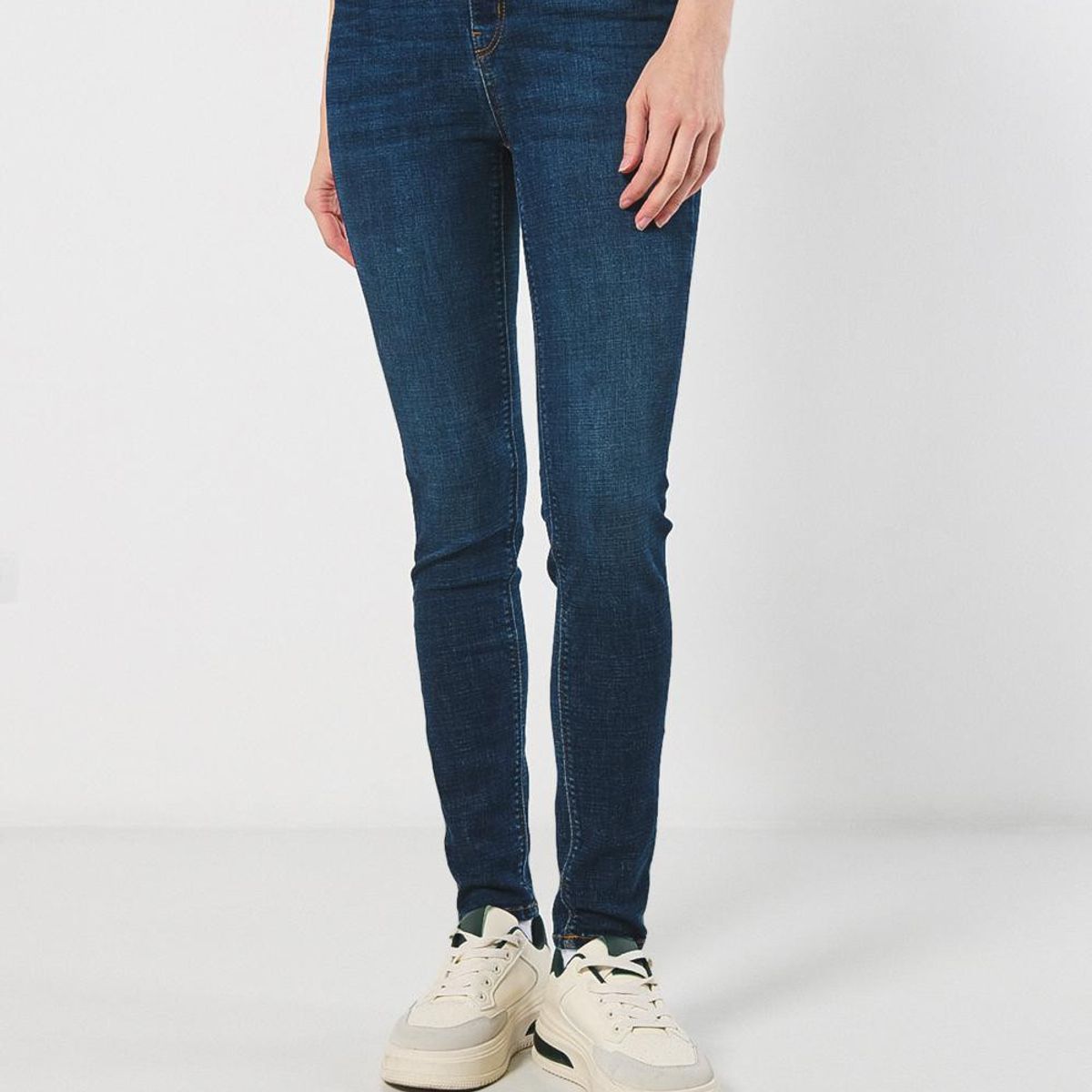 KOAJ - KOAJ Jean jegging super alto azul oscuro Mujer