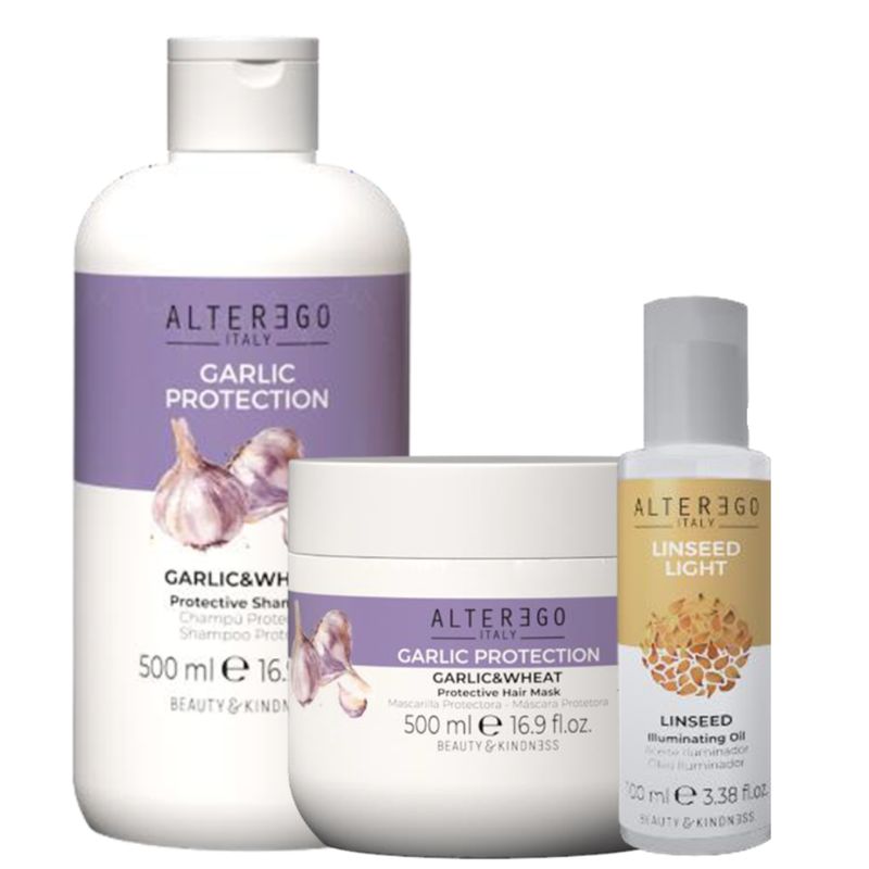 ALTER EGO - Kit Reestructurador de ajo Alterego + Oleo Semillas de lino