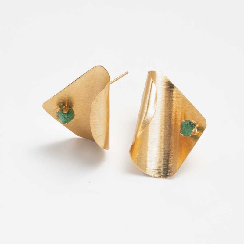 ENIGMA - Aretes Topo Velo de Esmeralda_.