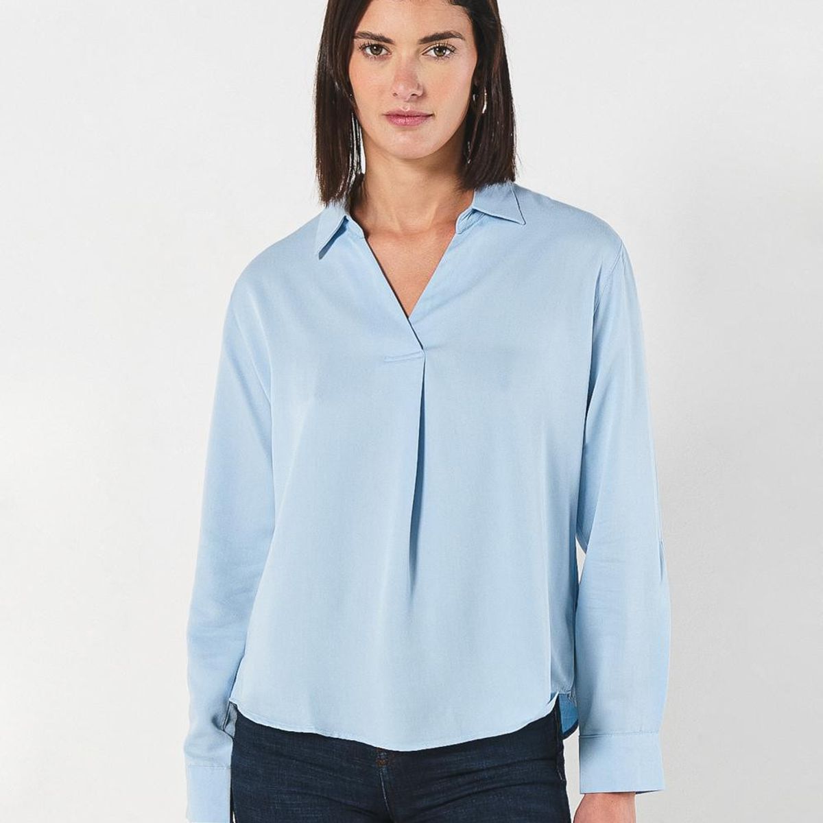 KOAJ - KOAJ BLUSA CON PRENSE Y MANGA LARGA. Mujer