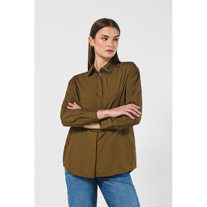 KOAJ - KOAJ BLUSA CAMISERA OVERSIZE MANGA LARGA MUJER