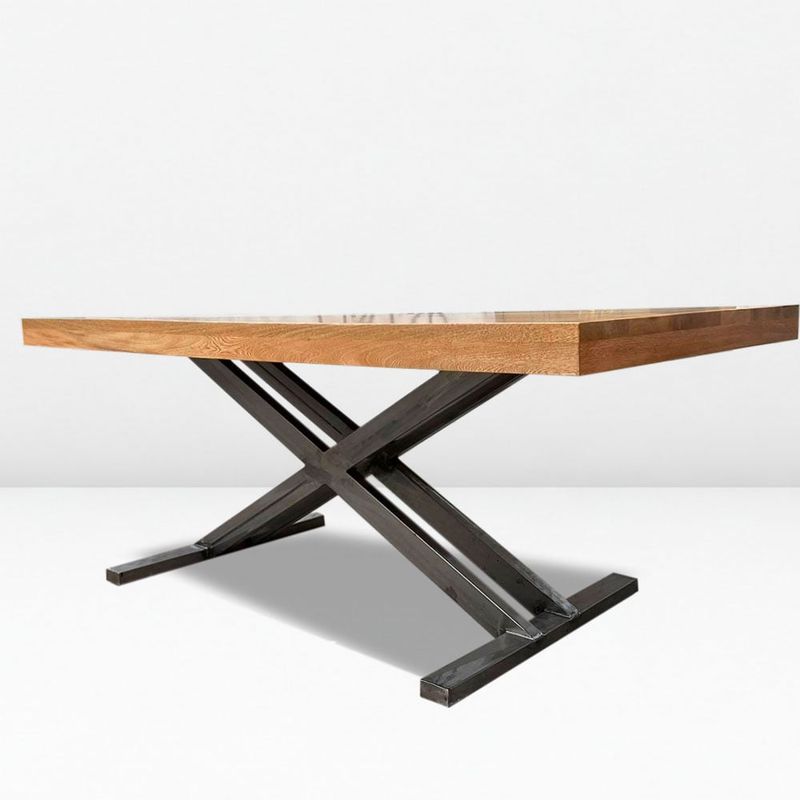 22 GRADOS DECORACION - Mesa Comedor Diane 180x80cm Rustico Industrial