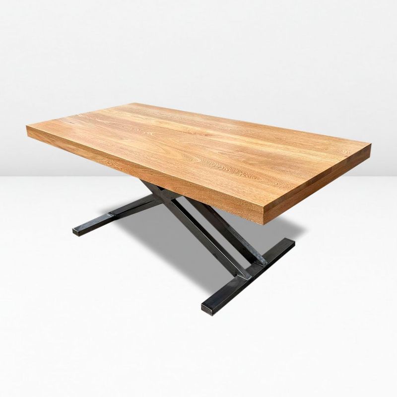22 GRADOS DECORACION - Mesa Comedor Diane 200x90cm Rustico Industrial