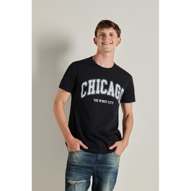 KOAJ - KOAJ Camiseta cuello redondo para hombre en tono unicolor cu Hombre
