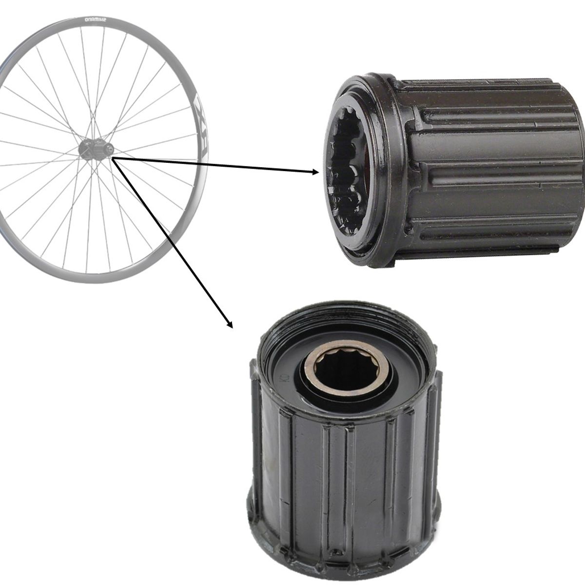SHIMANO - Cuerpo Pacha Casete Shimano Rueda Rs010r Nucleo Manzana 11v
