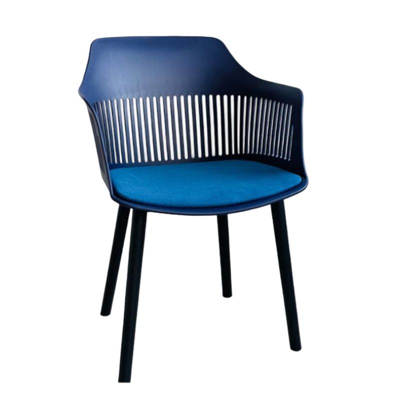 GENERICO - SILLA AURORA CON COJIN Color Azul