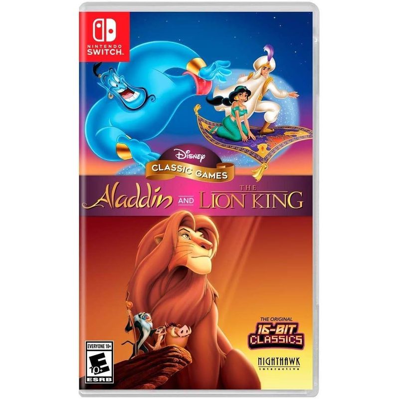 NINTENDO - Juegos Clásicos Disney Aladino y El Rey León - Switch
