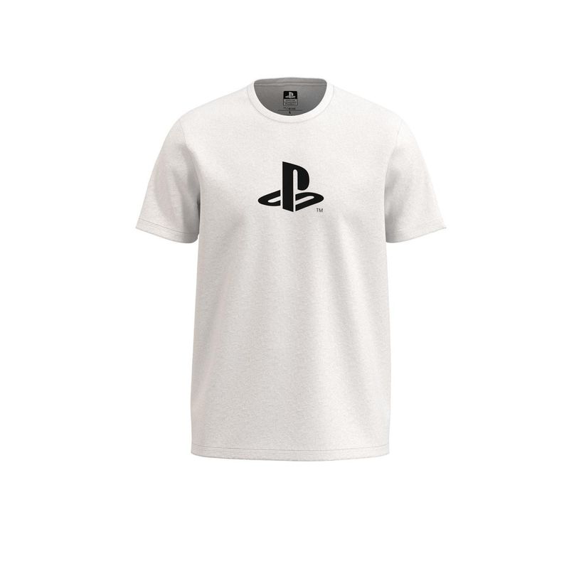 KOAJ - KOAJ Camiseta unicolor en algodÃ³n con diseÃ±o de PlayStatio HOMBRE