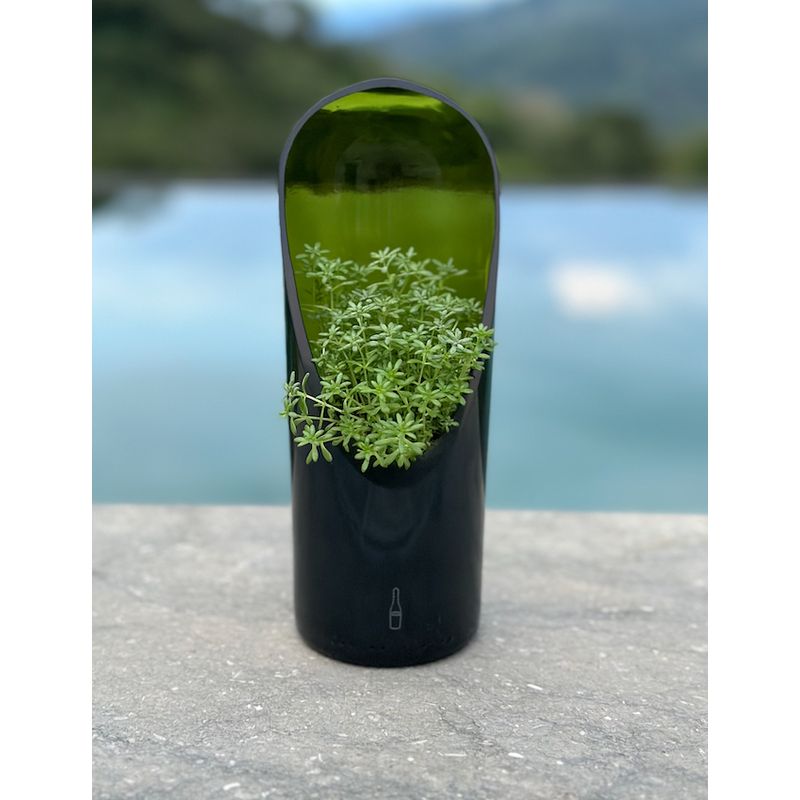 GENERICO - Matera Gles con planta - Fabricada a partir de botellas recuperadas