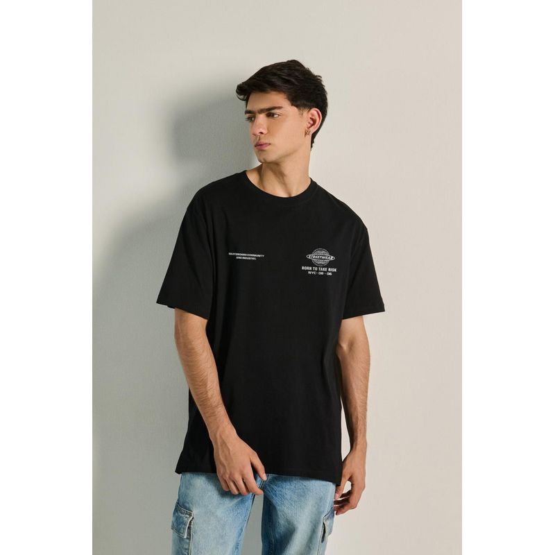 KOAJ - KOAJ Camiseta Oversize para hombre con estampado localizado en HOMBRE