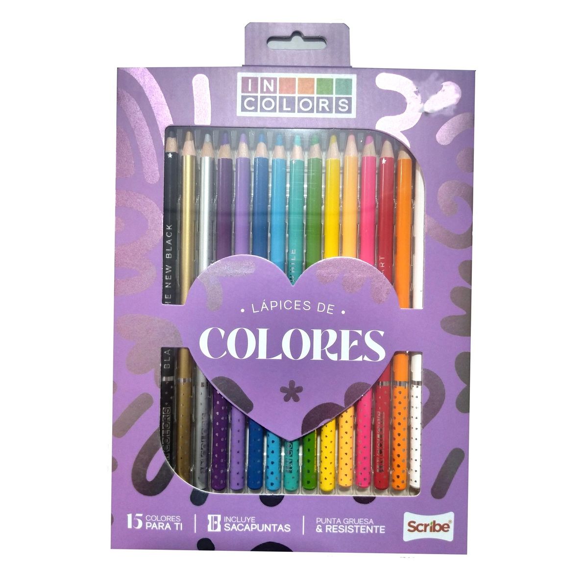 SCRIBE - Colores Unipunta Incolors x 15 Scribe
