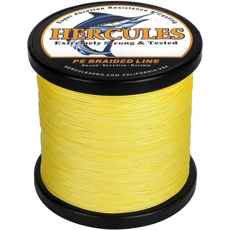 HERCULES - Línea de Pesca Trenzada HERCULES 12 Trenzas 10-420lbs PE