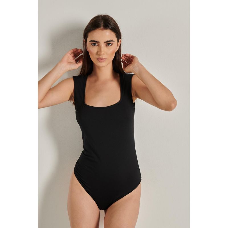 KOAJ - KOAJ Body unicolor escote cuadrado sin mangas MUJER