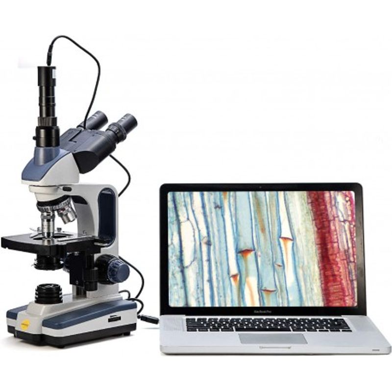 GENERICO - Microscopio Trinocular Compuesto Swift SW350B 40-2500X + Camara