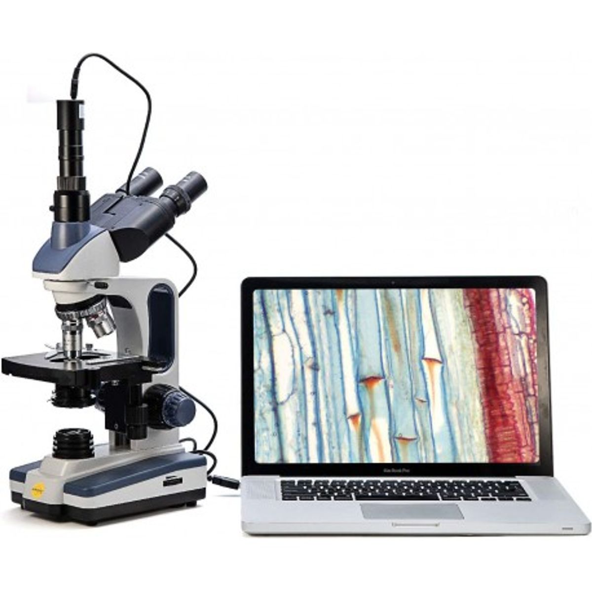 GENERICO - Microscopio Trinocular Compuesto Swift SW350B 40-2500X + Camara