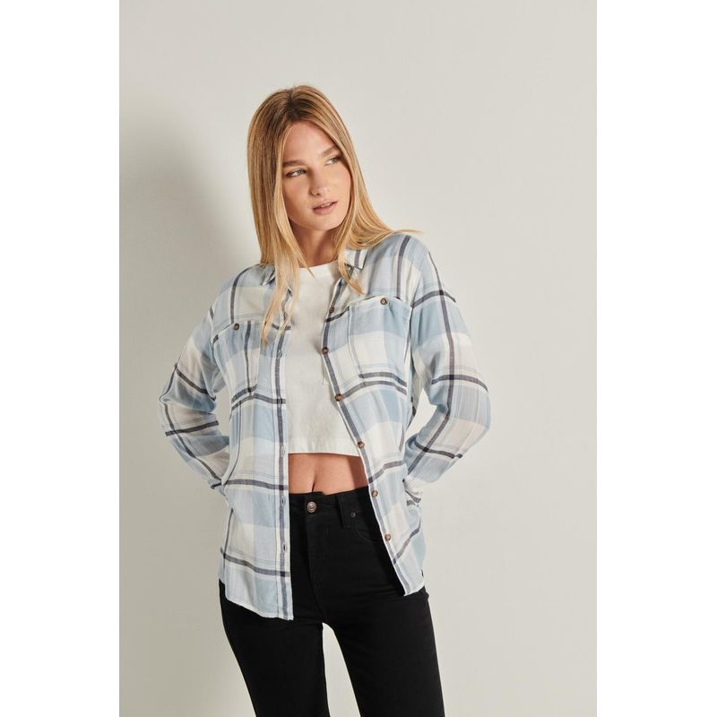 KOAJ - KOAJ Blusa manga larga a cuadros MUJER