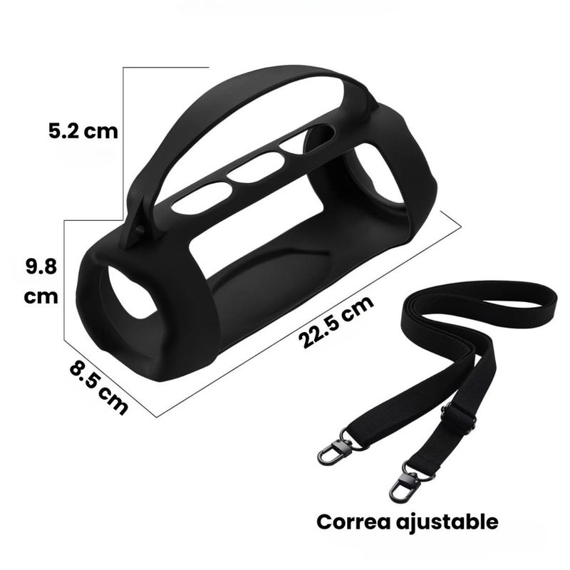 GENERICO - Funda para el parlante JBL Charge 5 Wifi De Silicona Forro y Correa