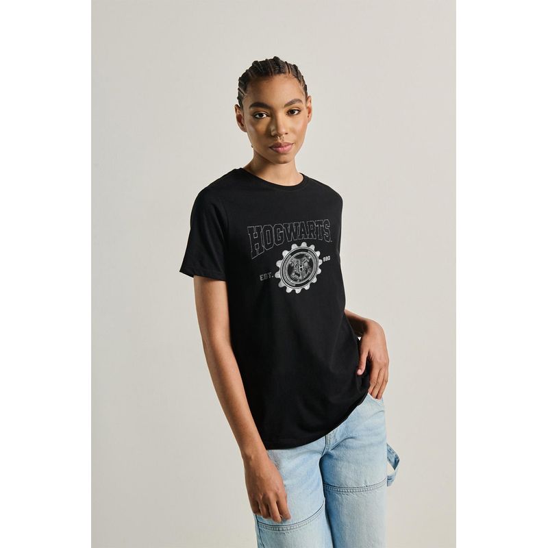 KOAJ - KOAJ Camiseta unicolor cuello redondo para mujer, elaborada en MUJER