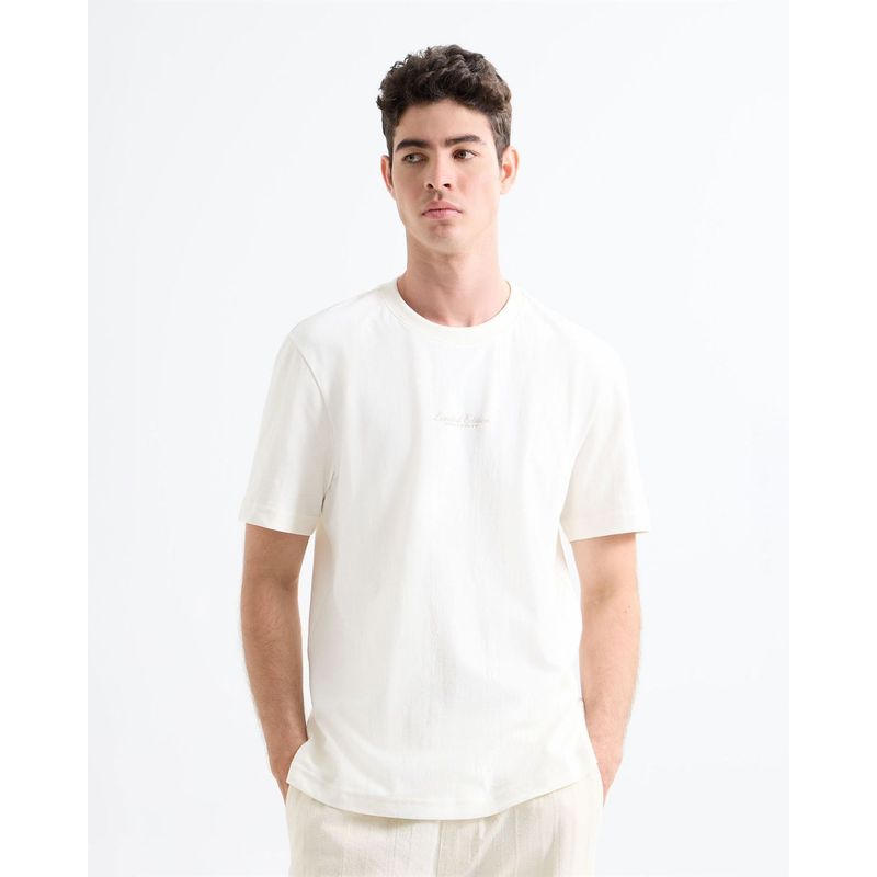 SEVEN SEVEN - Camiseta De Hombre  Color Crema Marca Seven Seven #45092624