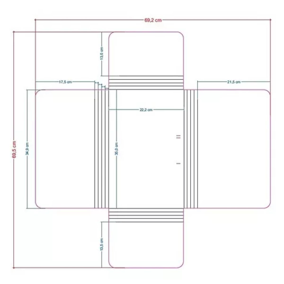 GARABATOS - Carpeta 4 Aletas Blanca Desacificada  320g X100 Unidades