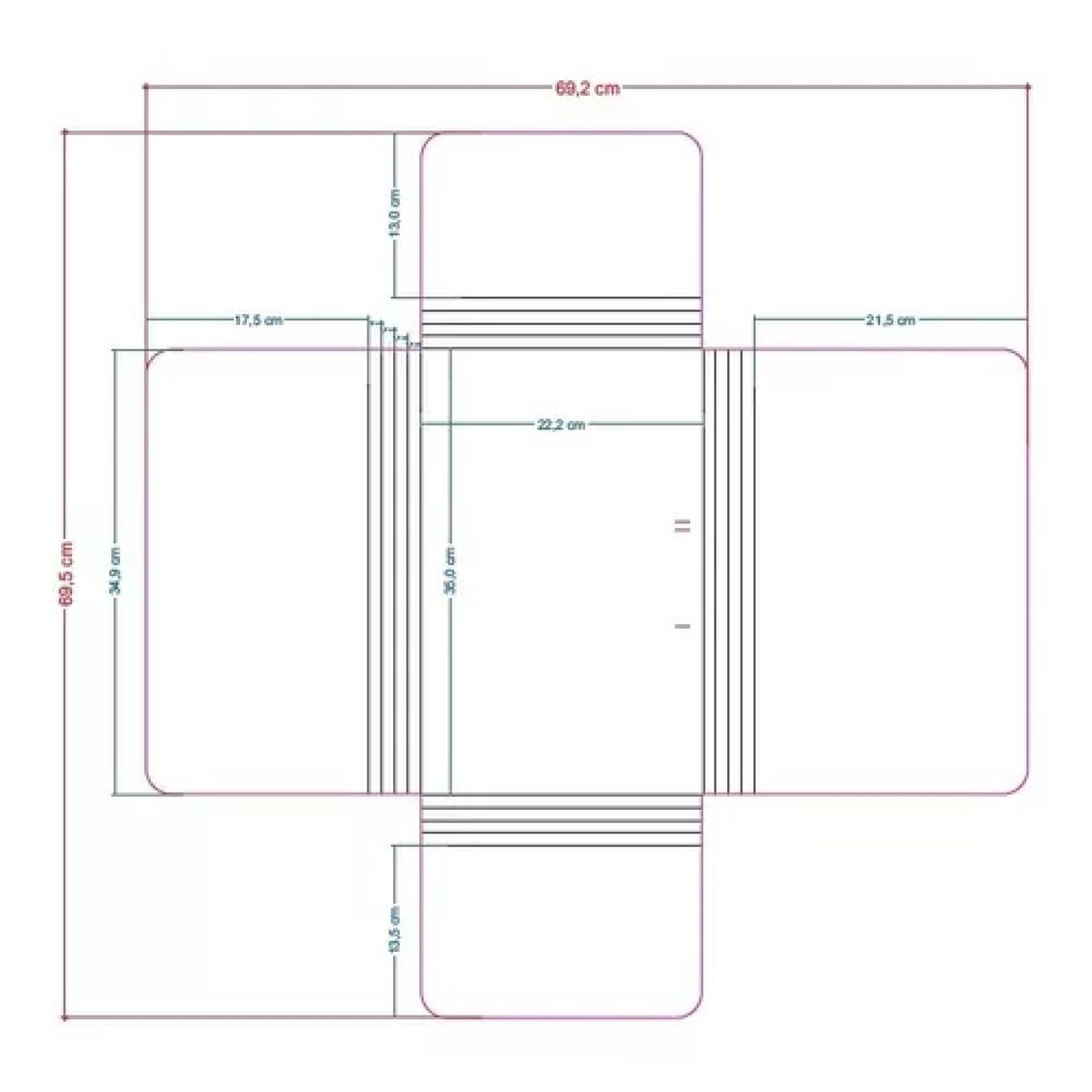 GARABATOS - Carpeta 4 Aletas Blanca Desacificada  320g X100 Unidades