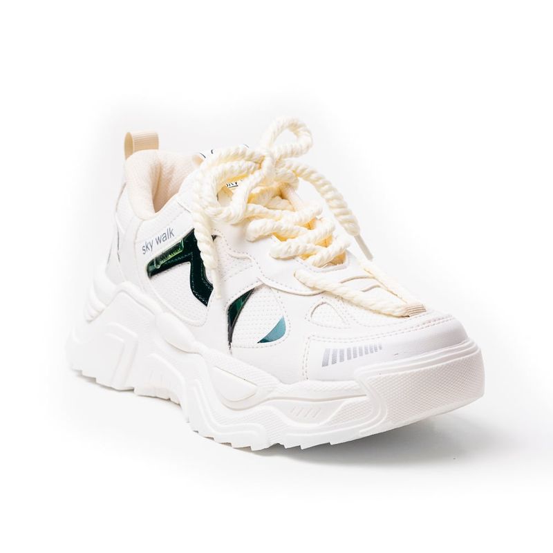 PRICE SHOES - Price Shoes Tenis Moda Mujer 102024VERDE