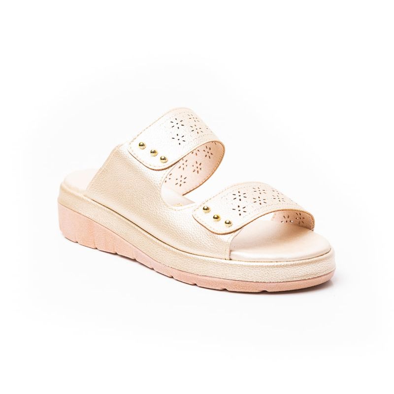 PRICE SHOES - Price shoes sandalia confort para mujer 6029240CHAMPANA