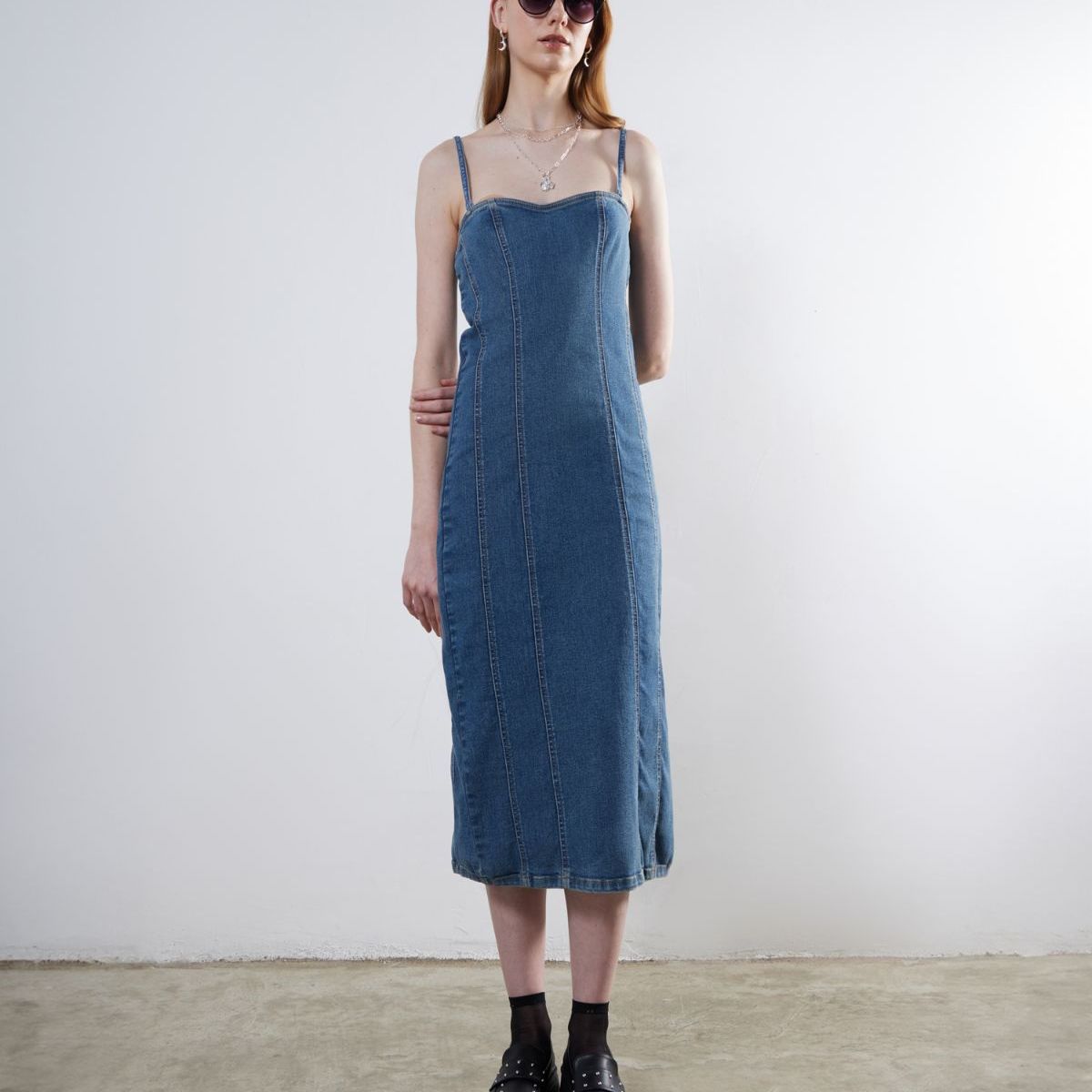 SEVEN SEVEN - Vestido Para Mujer Manga Sisa Color Azul Medio Marca Seven Seven #28171302