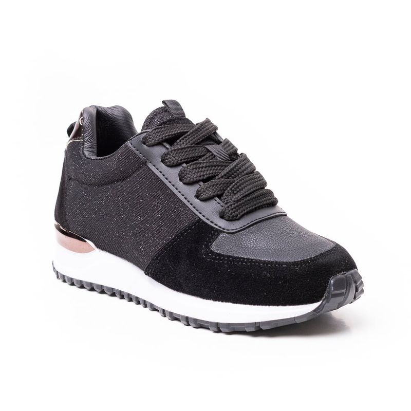 PRICE SHOES - Price Shoes Tenis Casual Para Mujer 822568NEGRO