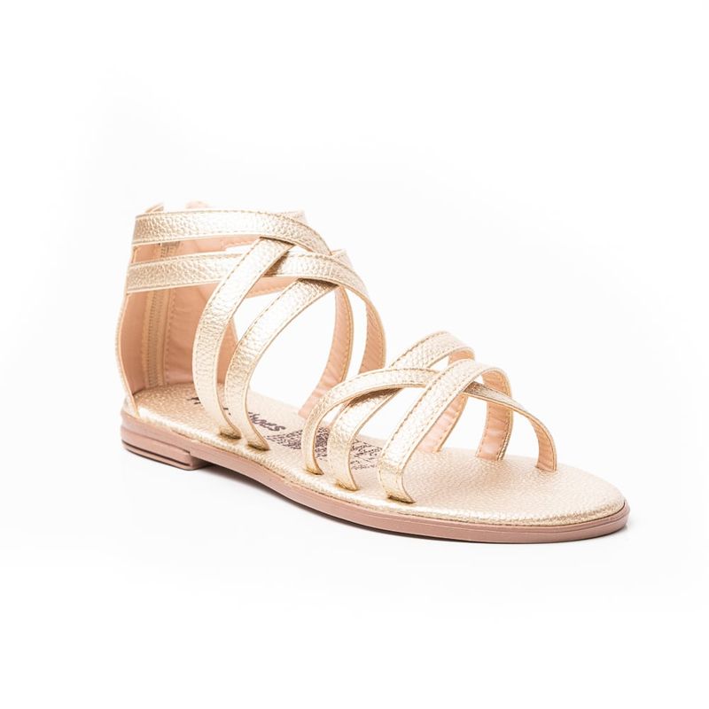PRICE SHOES - Price shoes Sandalias Planas Mujer 302E354CHAMPANA