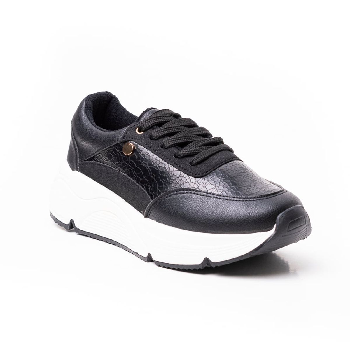 PRICE SHOES - Price Shoes Tenis Casual Moda Mujer 282M483NEGRO