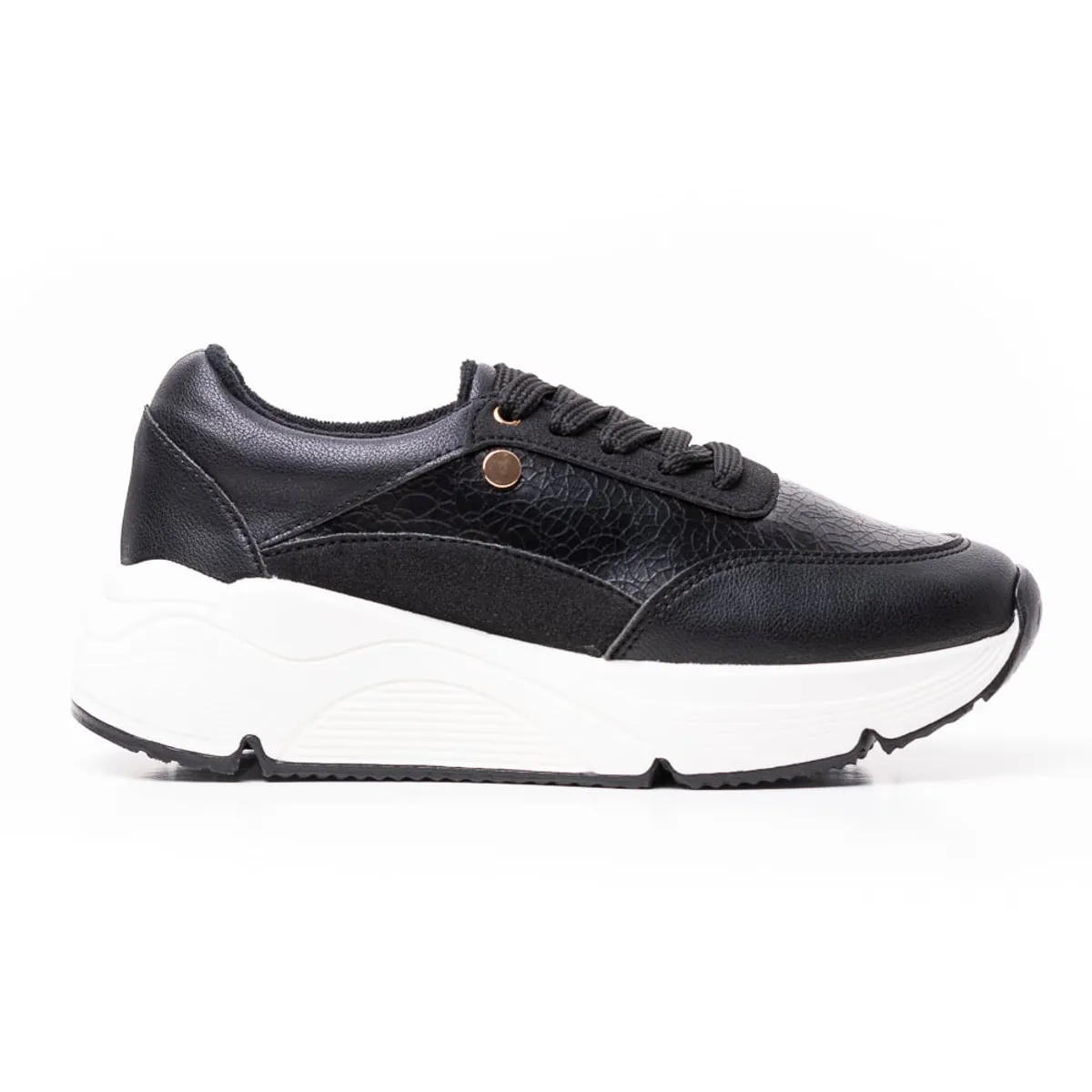 PRICE SHOES - Price Shoes Tenis Casual Moda Mujer 282M483NEGRO