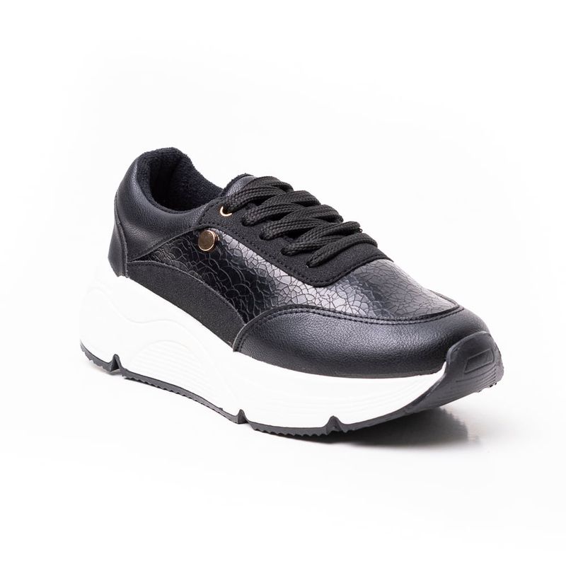 PRICE SHOES - Price Shoes Tenis Casual Moda Mujer 282M483NEGRO