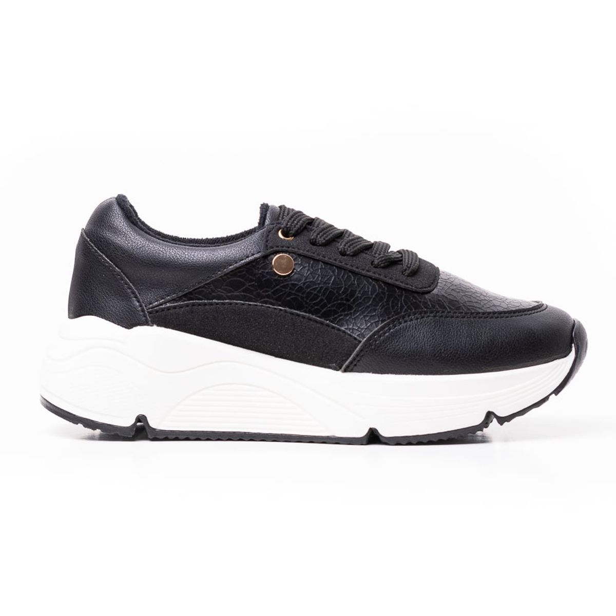 PRICE SHOES - Price Shoes Tenis Casual Moda Mujer 282M483NEGRO