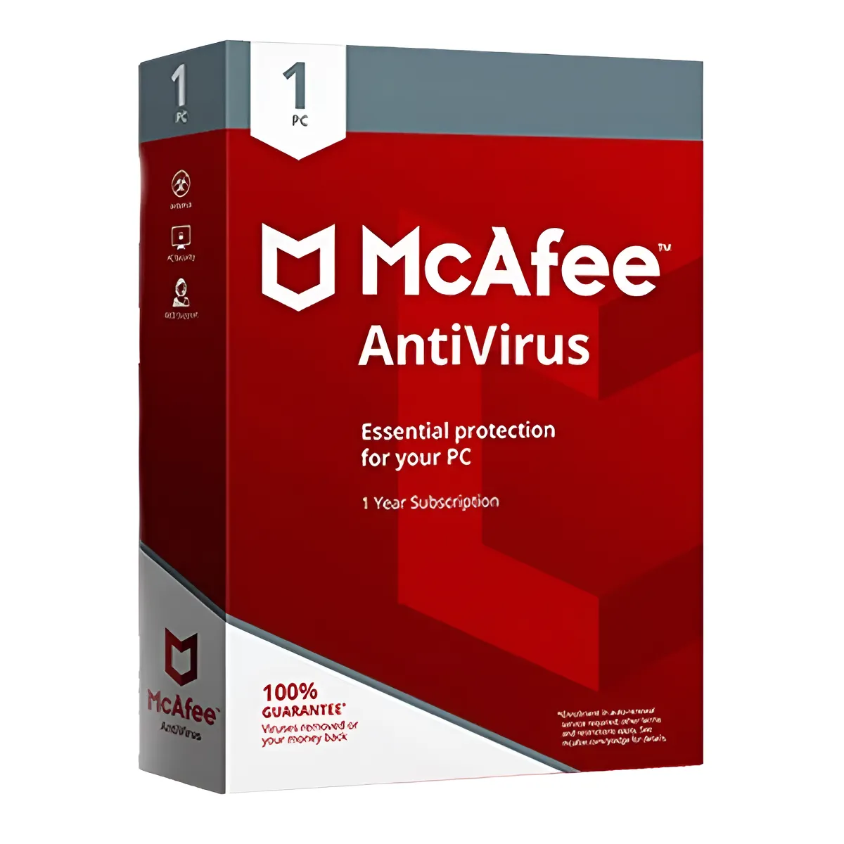MCAFEE - Antivirus Mcafee 1 Dispositivo 1 Año - Windows 10 / 11 - MAC