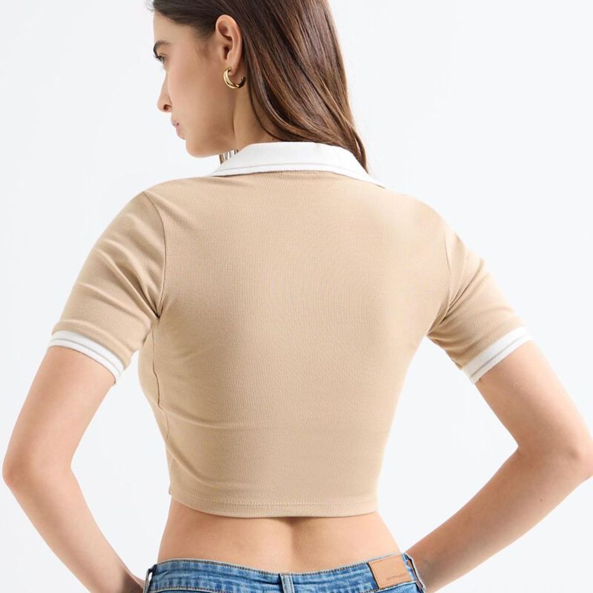 SEVEN SEVEN - Camiseta Para Mujer Manga Corta Color Beige Marca Seven Seven #28096154