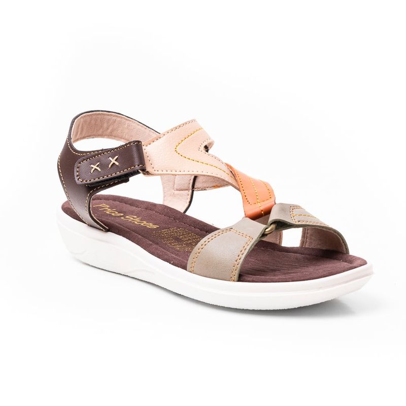 PRICE SHOES - Priceshoes Sandalias Planas Mujeres 412L-75MULTICOLOR