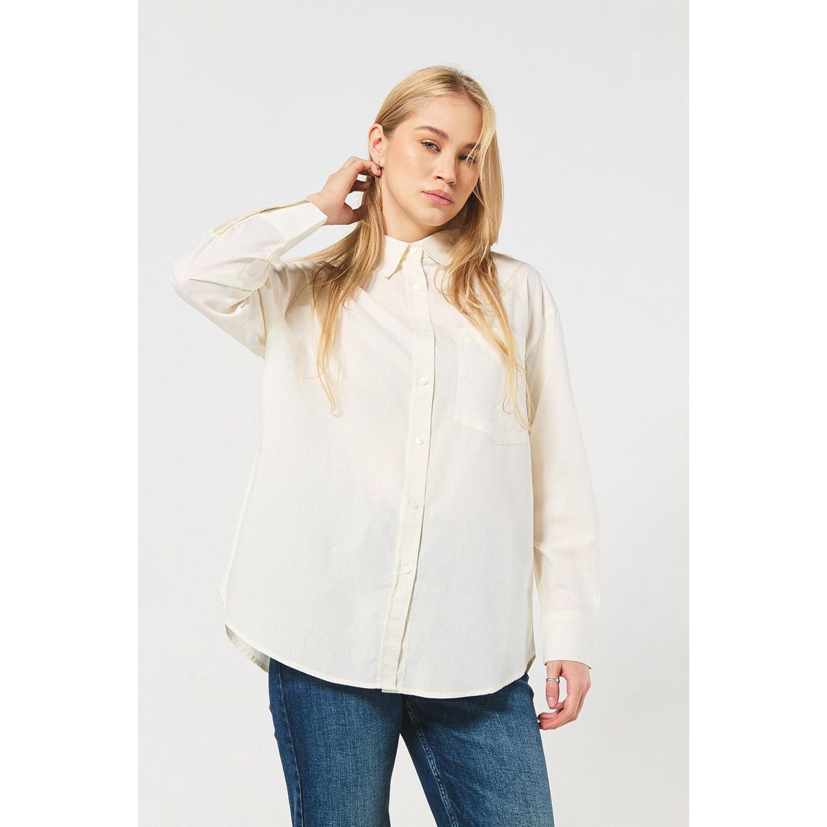 KOAJ - KOAJ BLUSA MANGA LARGA OVERSIZE Mujer