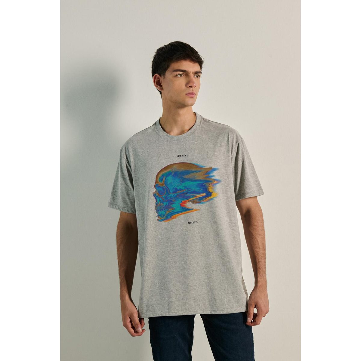 KOAJ - KOAJ Camiseta oversize manga corta de Born Roads HOMBRE