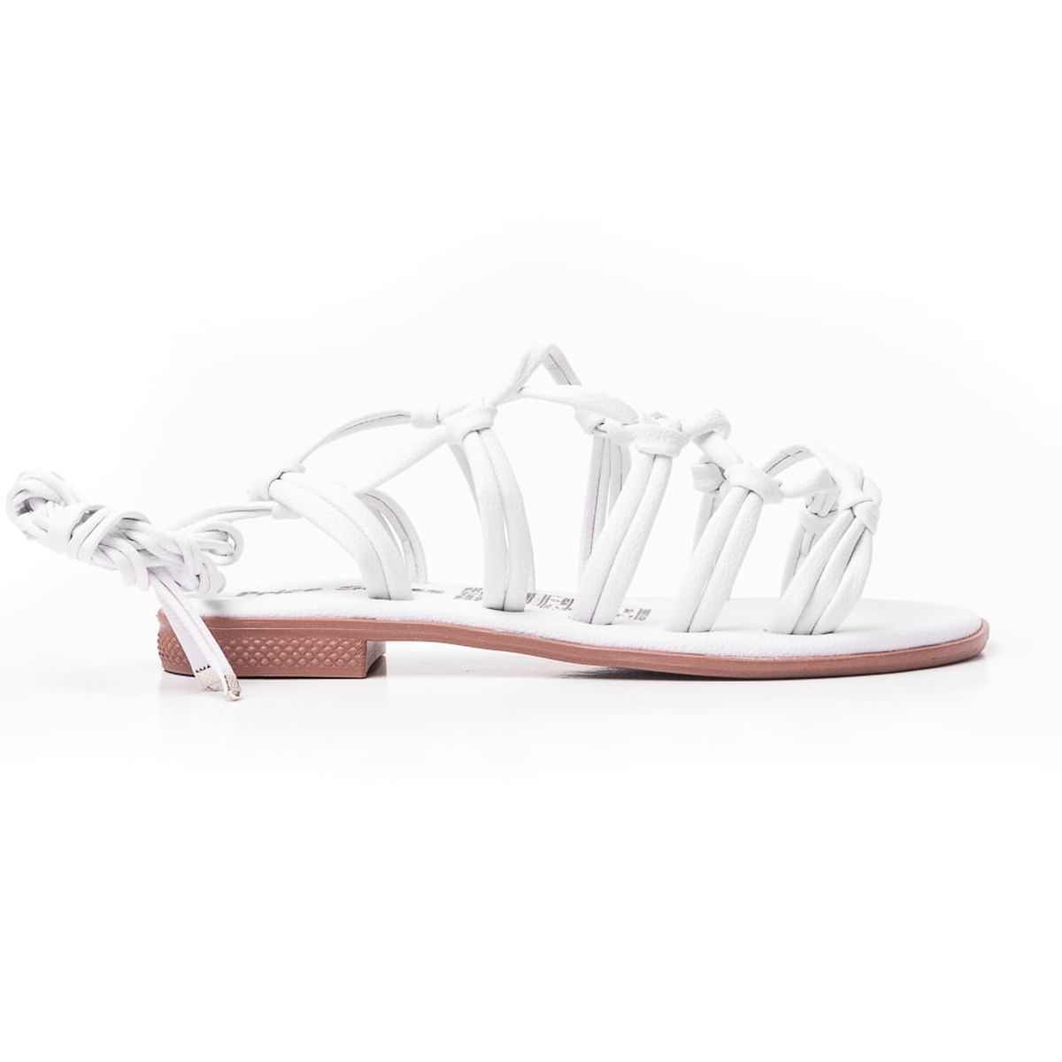 PRICE SHOES - Price shoes Sandalias Planas para dama 302E209SBLANCO