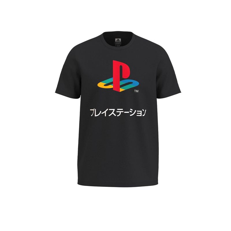 KOAJ - KOAJ Camiseta manga corta unicolor con logo de PlayStation HOMBRE