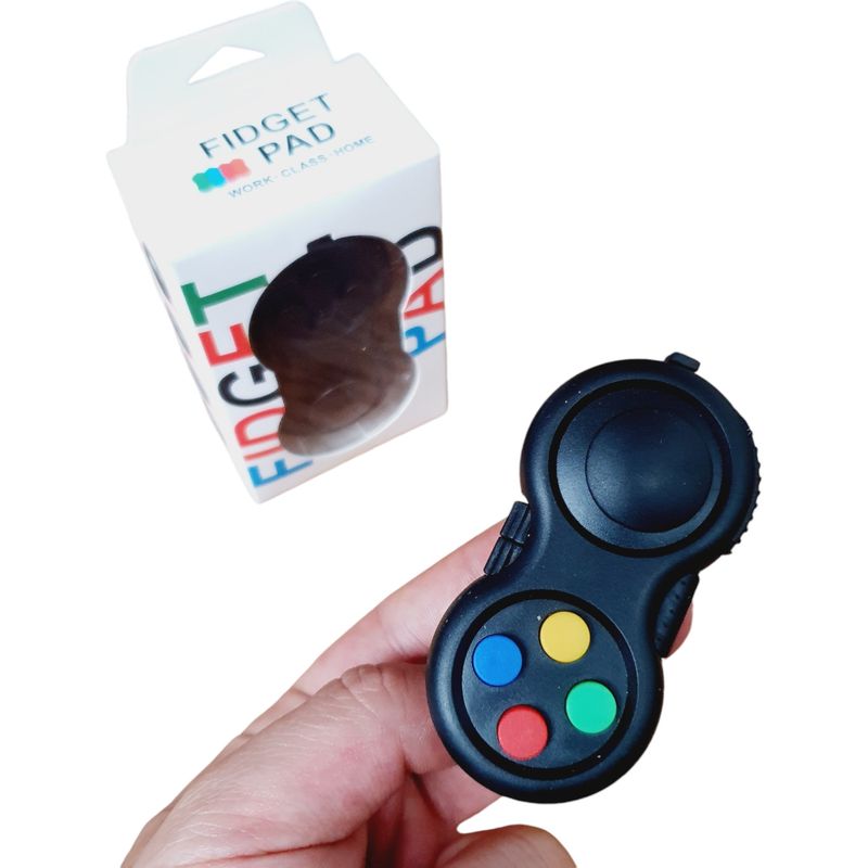 GENERICO - Fidget Pad Colores Anti Estres Juguete Sensorial 6 En 1 Fidget Cube